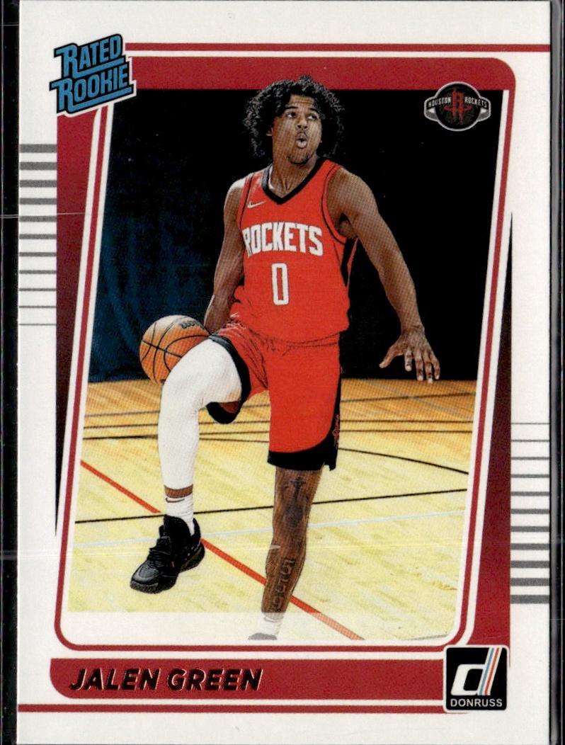 2021-22 Donruss Basketball - Base #209 Houston Rockets, Jalen Green