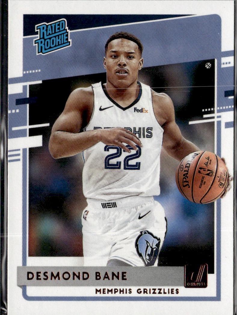 2020-21 Donruss Basketball - Base #240 Memphis Grizzlies, Desmond Bane