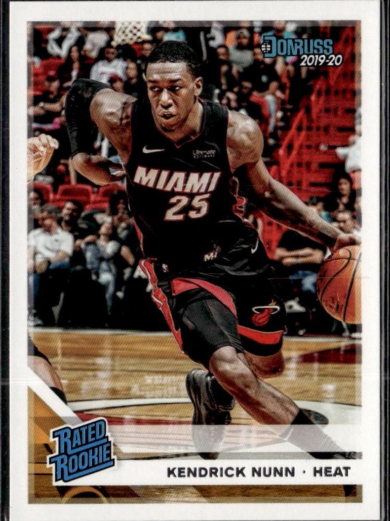 2019-20 Panini Chronicles Basketball - Base #199 Miami Heat, Kendrick Nunn