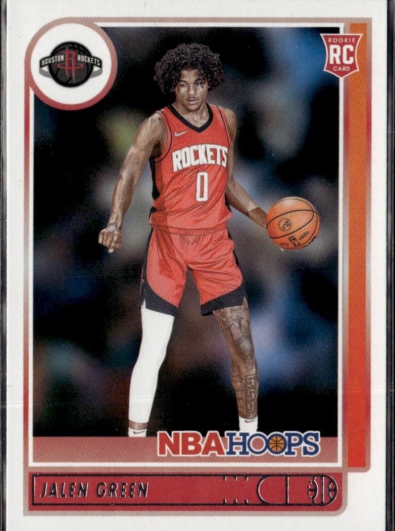 2021-22 Hoops Basketball - Base #218 Houston Rockets, Jalen Green