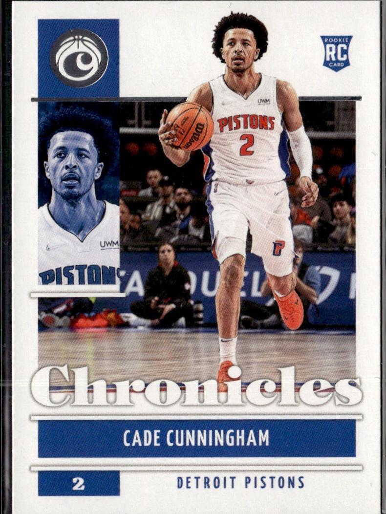 2021-22 Panini Chronicles Basketball - Base #50 Detroit Pistons, Cade Cunningham