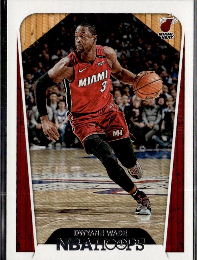 2018-19 Hoops Winter Basketball - Base #282 Miami Heat, Dwyane Wade
