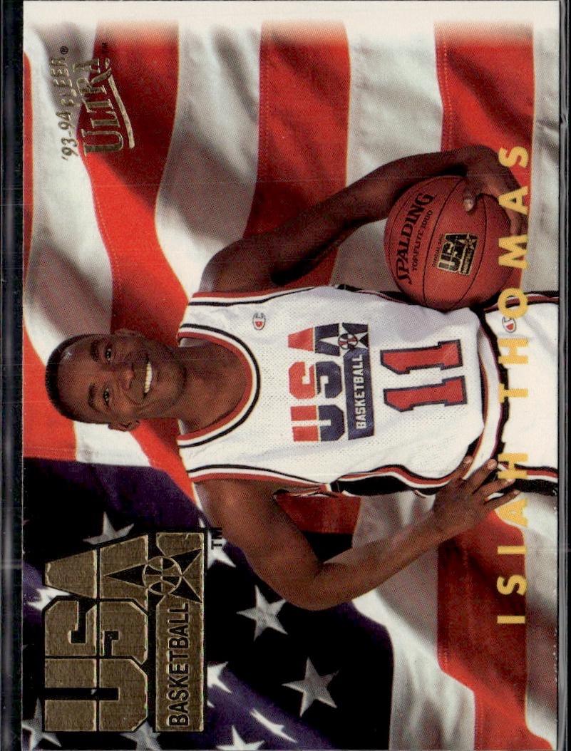 1993-94 Ultra Basketball - Base #370 USA, Isiah Thomas