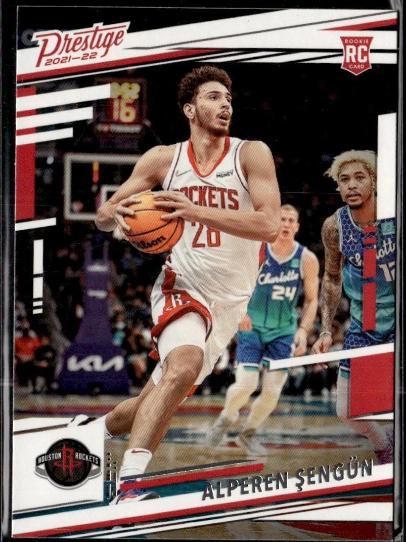 2021-22 Panini Chronicles Basketball - Base Pink #64 Houston Rockets (Alperen Sengun)