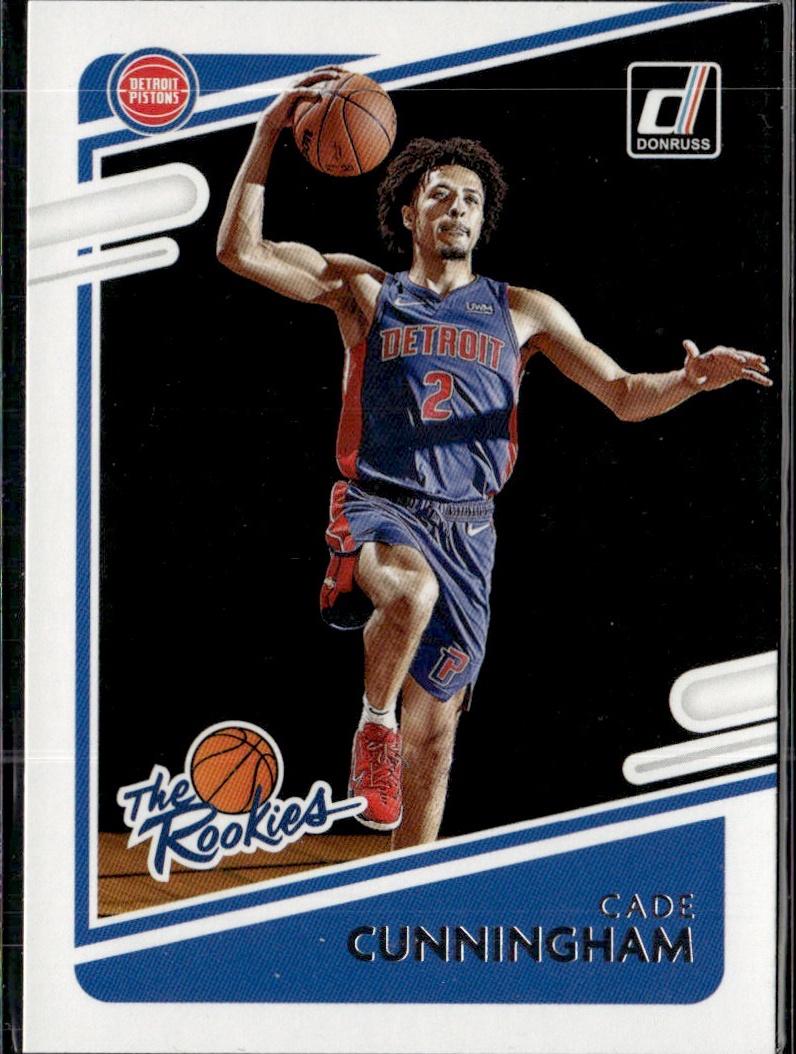 2021-22 Donruss Basketball - The Rookies #1 Detroit Pistons (Cade Cunningham)
