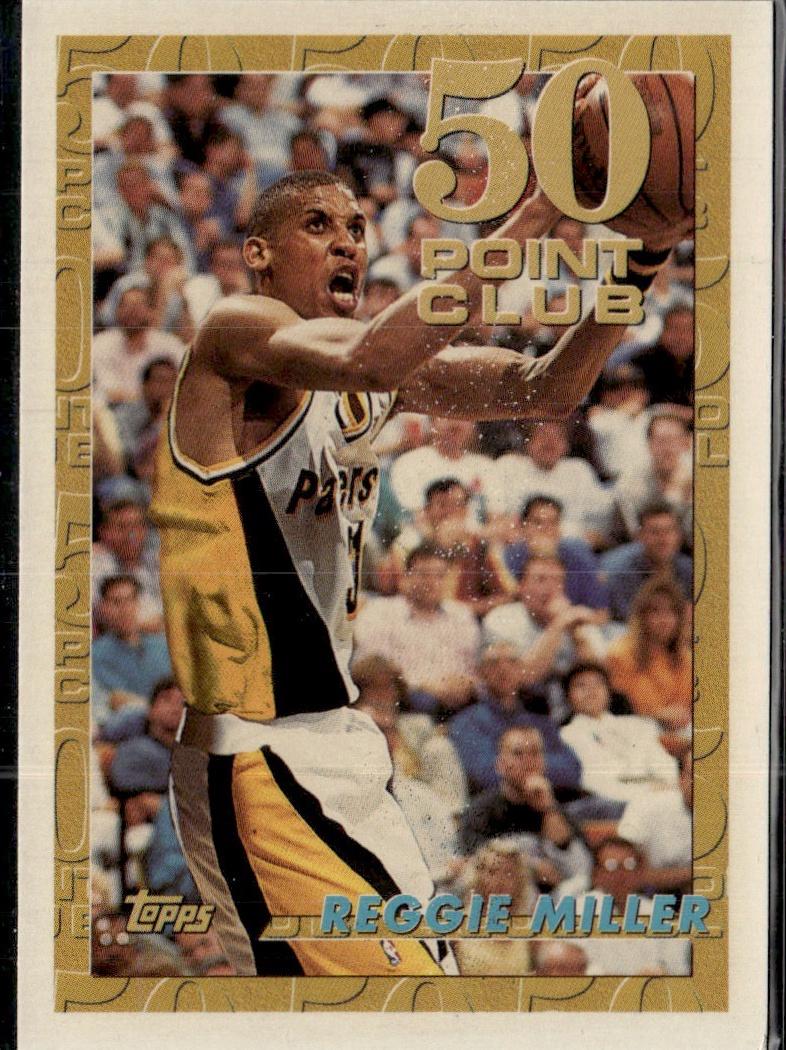 1993-94 Topps Basketball - Base #57 Indiana Pacers (Reggie Miller)
