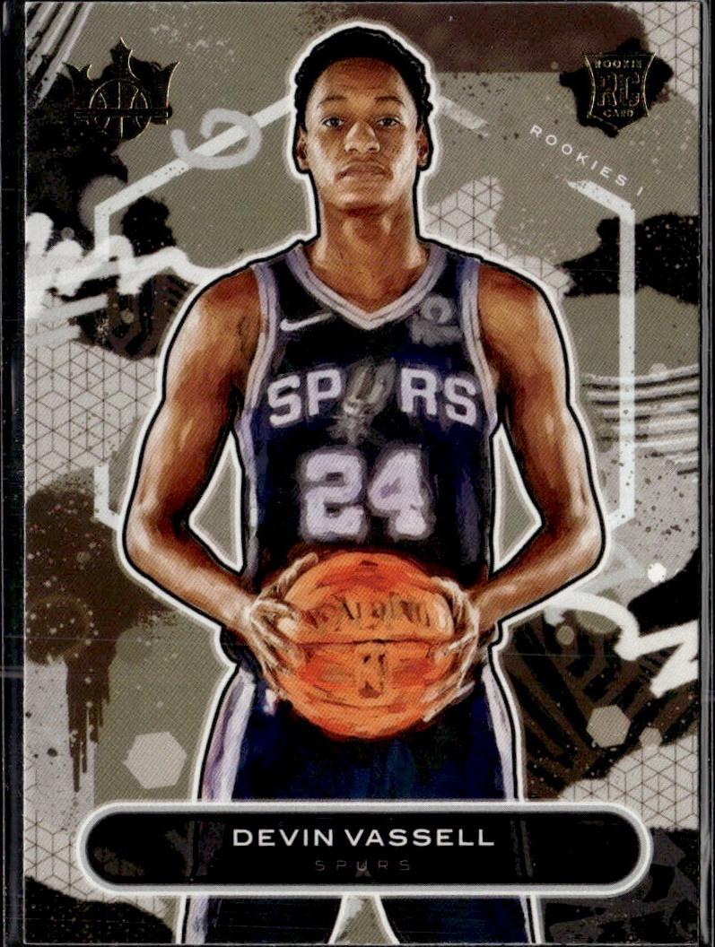 2020-21 Panini Court Kings Basketball - Base #83 San Antonio Spurs, Devin Vassell