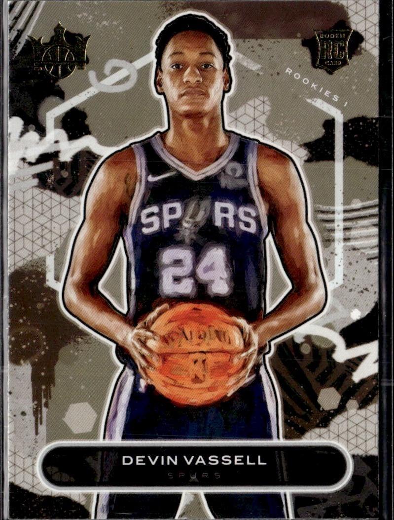 2020-21 Panini Court Kings Basketball - Base #83 San Antonio Spurs, Devin Vassell