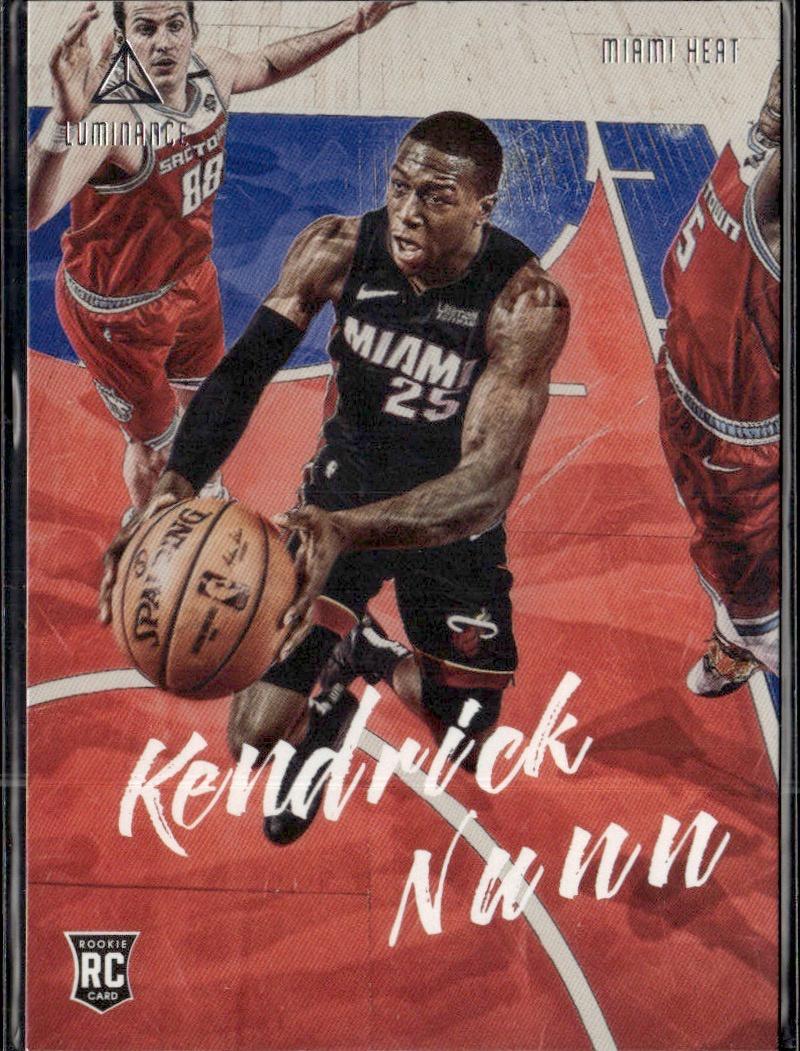 2019-20 Panini Chronicles Basketball - Base #156 Miami Heat, Kendrick Nunn