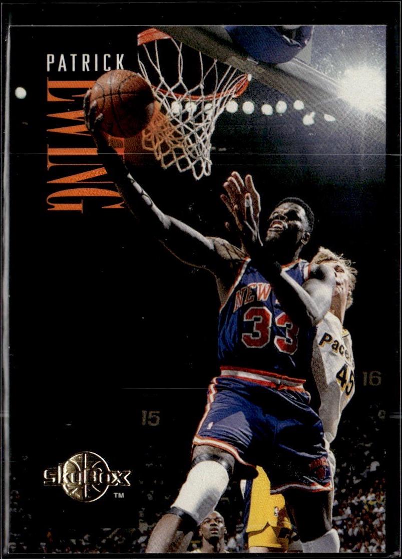 1994-95 SkyBox Premium Basketball - Base #110 New York Knicks, Patrick Ewing