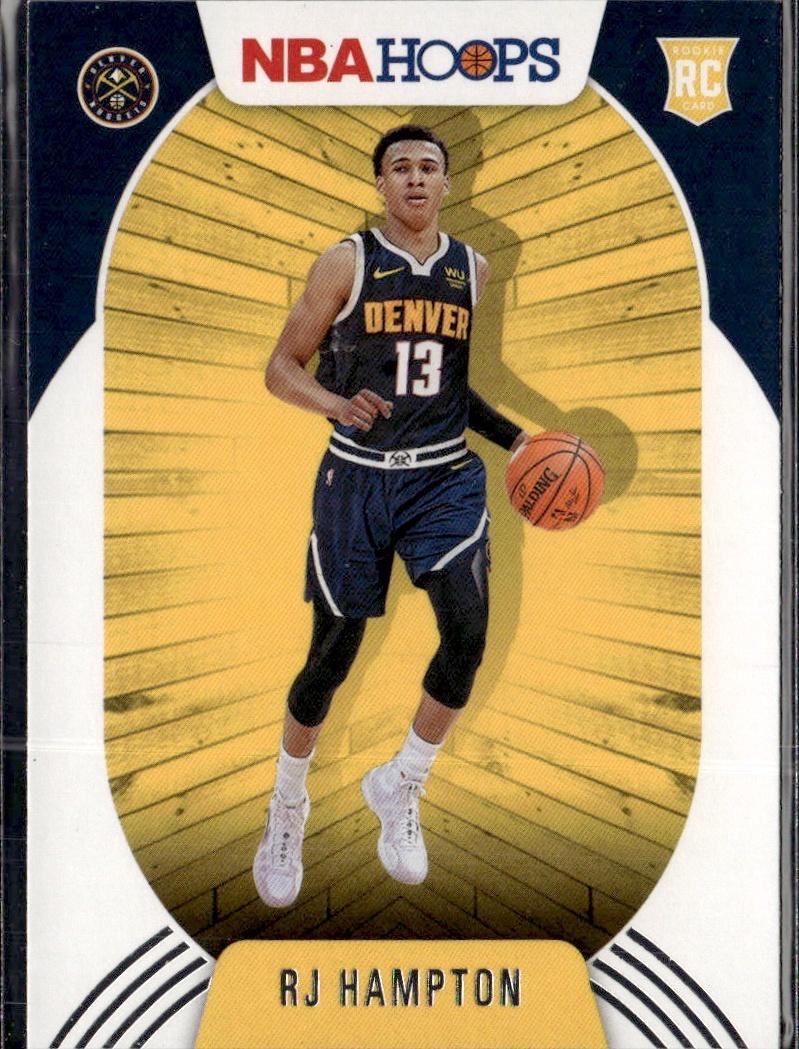 2020-21 Hoops Basketball - Base #239 Denver Nuggets, RJ Hampton