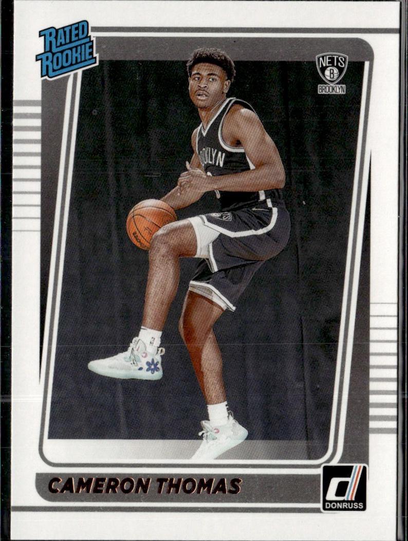 2021-22 Donruss Basketball - Base #203 Brooklyn Nets, Cameron Thomas