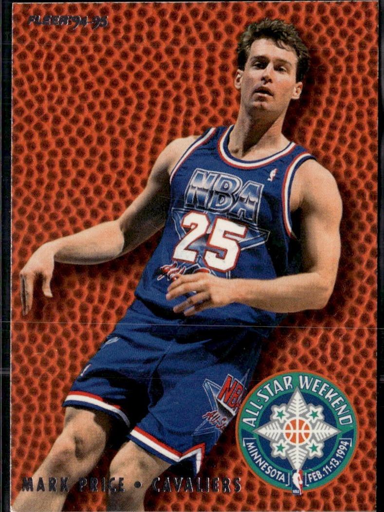 1994-95 Fleer Basketball - All-Stars #11 Mark Price Cleveland Cavaliers, Mark Price