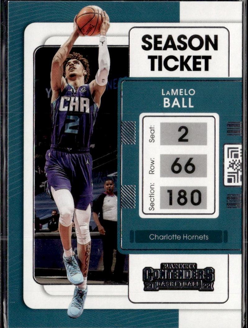 2021-22 Panini Contenders Basketball - Game Ticket Bronze #6 LaMelo Ball Charlotte Hornets (LaMelo Ball)