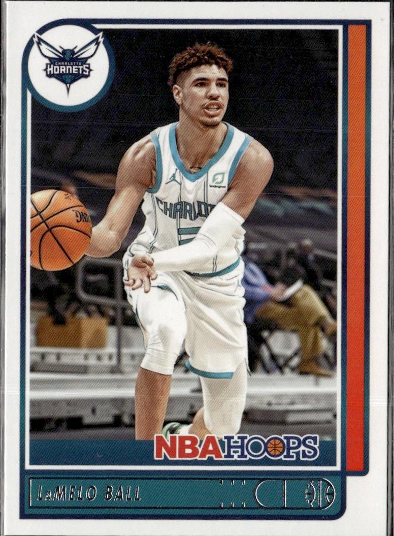 2021-22 Hoops Basketball - Base #140 Charlotte Hornets (LaMelo Ball)