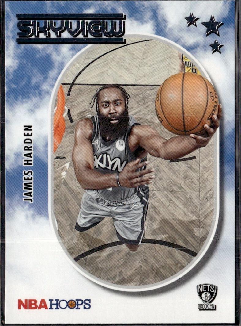 2021-22 Hoops Basketball - Skyview #17 James Harden Brooklyn Nets