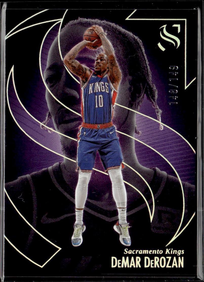 2024-25 Panini Silhouette Basketball - Base Holo Silver #/149 #27 DeMar DeRozan Sacramento Kings,