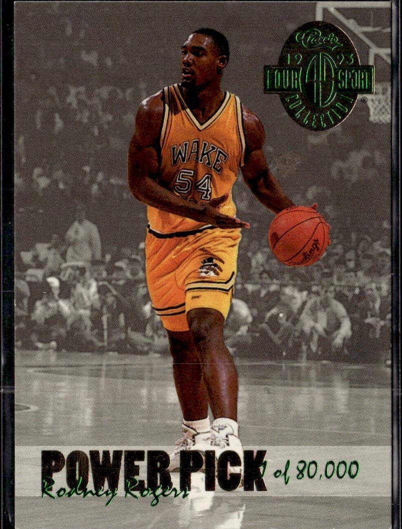 1993 Classic Four Sport Multisport - Power Pick Bonus #PP6 Rodney Rogers Wake Forest Demon Deacons,