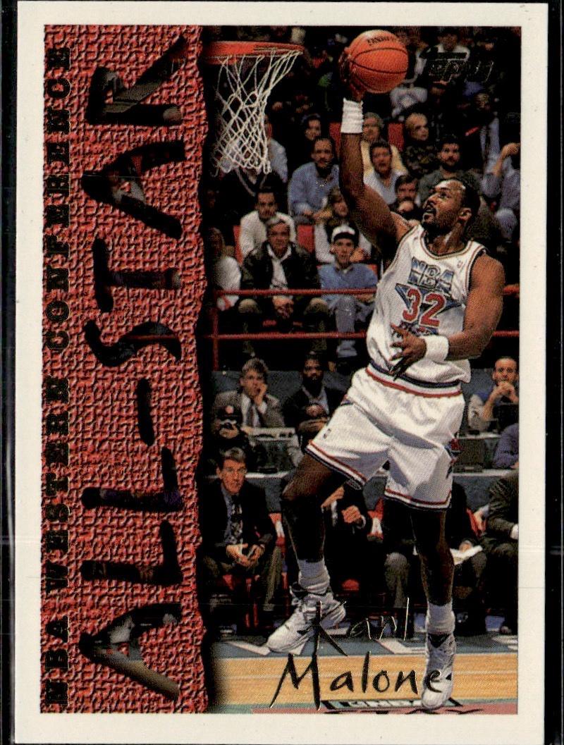 1994-95 Topps Basketball - Base #185 Karl Malone Utah Jazz,