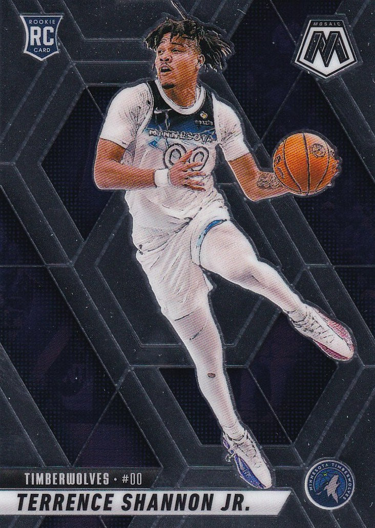 2024-25 Panini Mosaic Basketball - Base #205 Minnesota Timberwolves, Terrence Shannon Jr.