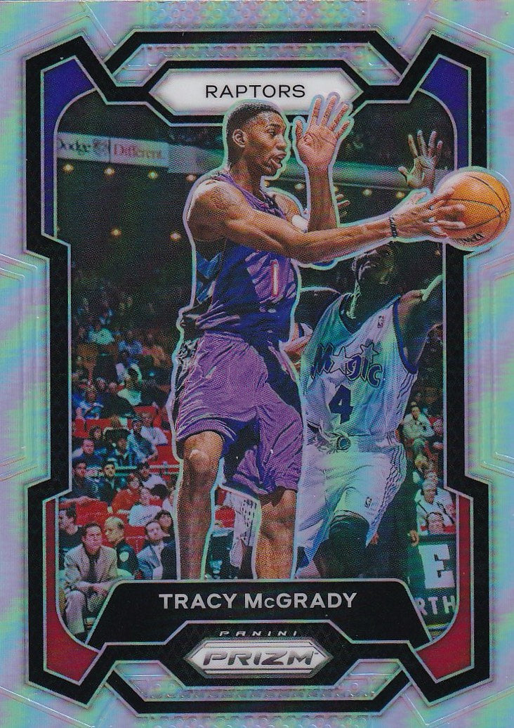 2023-24 Panini Prizm Basketball - Base Prizms Silver #196 Toronto Raptors, Tracy McGrady
