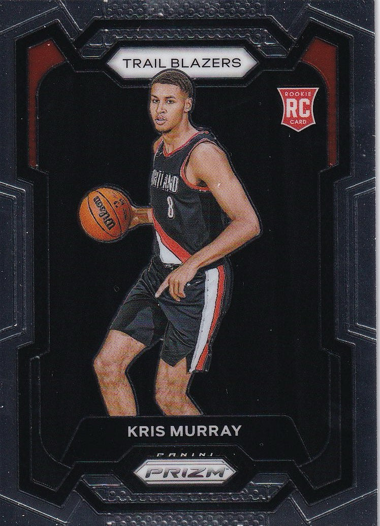 2023-24 Panini Prizm Basketball - Base #142 Portland Trail Blazers, Kris Murray