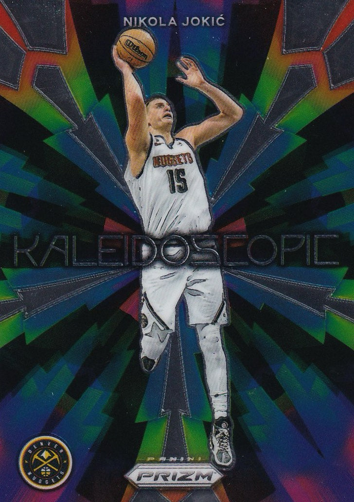 2023-24 Panini Prizm Basketball Kaleidoscopic #8 Denver Nuggets, Nikola Jokic