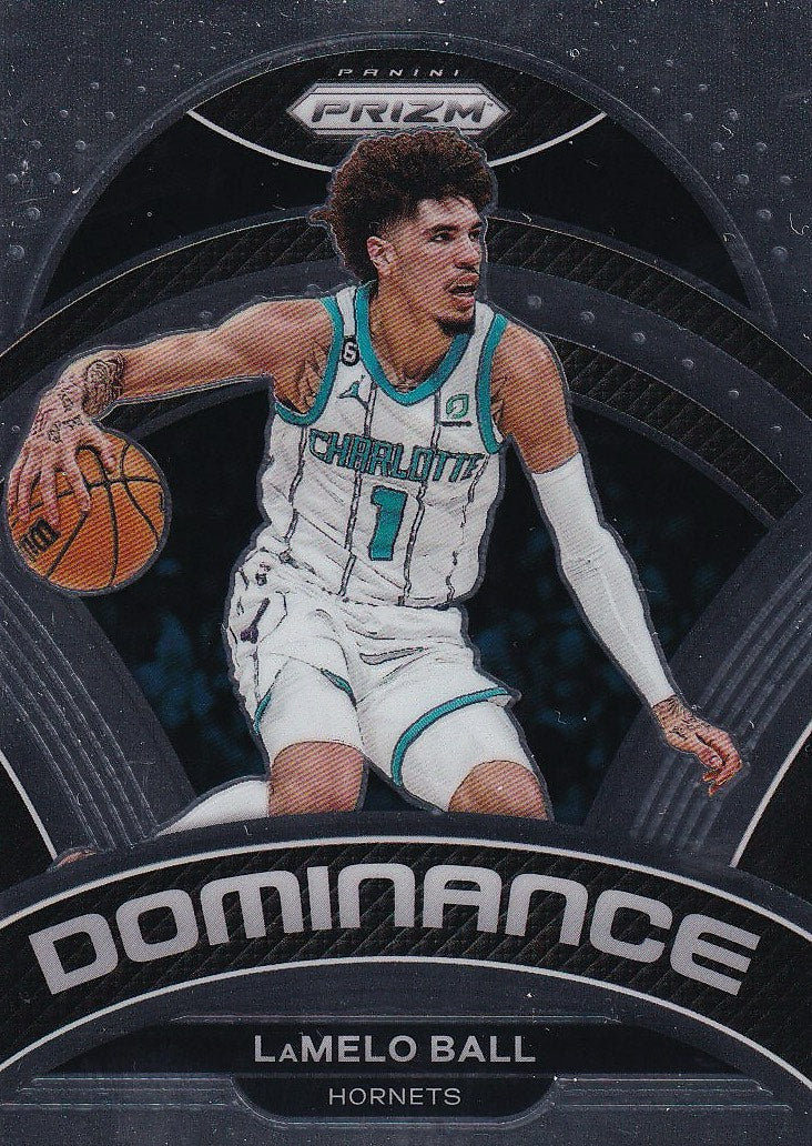 2022-23 Panini Prizm Basketball Dominance #22 Charlotte Hornets, LaMelo Ball