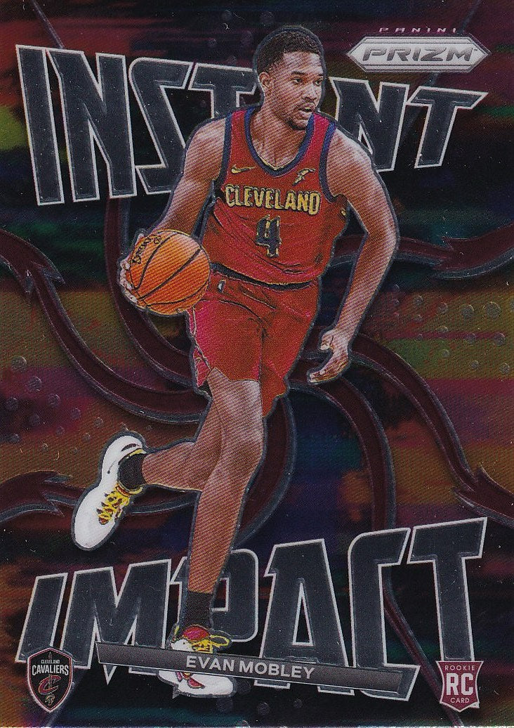 2021-22 Panini Prizm Basketball Instant Impact #10 Cleveland Cavaliers (Evan Mobley)