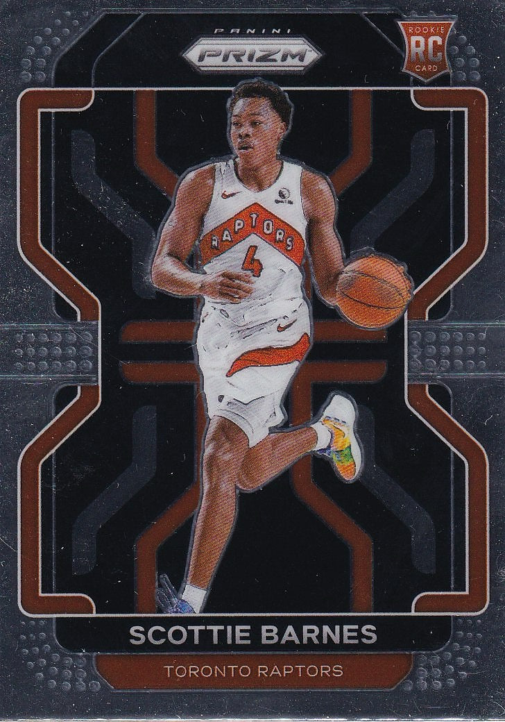 2021-22 Panini Prizm Basketball - Base #320 Toronto Raptors (Scottie Barnes)