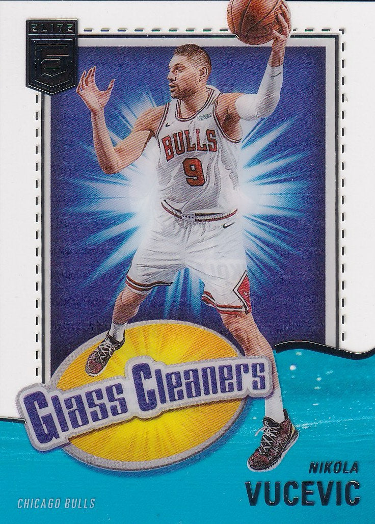 2021-22 Donruss Elite Basketball Glass Cleaners #8 Chicago Bulls (Nikola Vucevic)