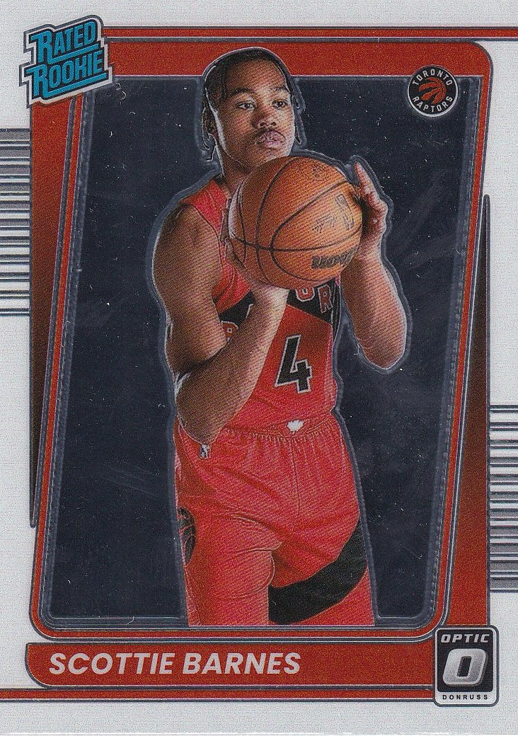 2021-22 Donruss Optic Basketball - Base #186 Toronto Raptors (Scottie Barnes)