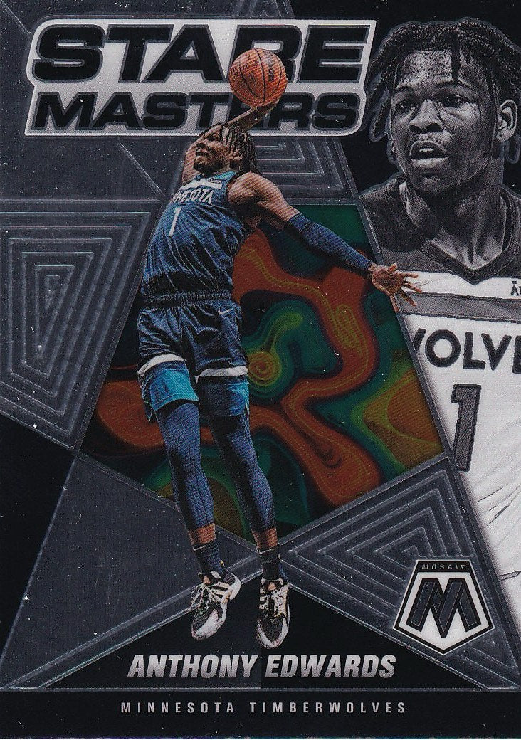 2021-22 Panini Mosaic Basketball Stare Masters #14 Brooklyn Nets (Kevin Durant)