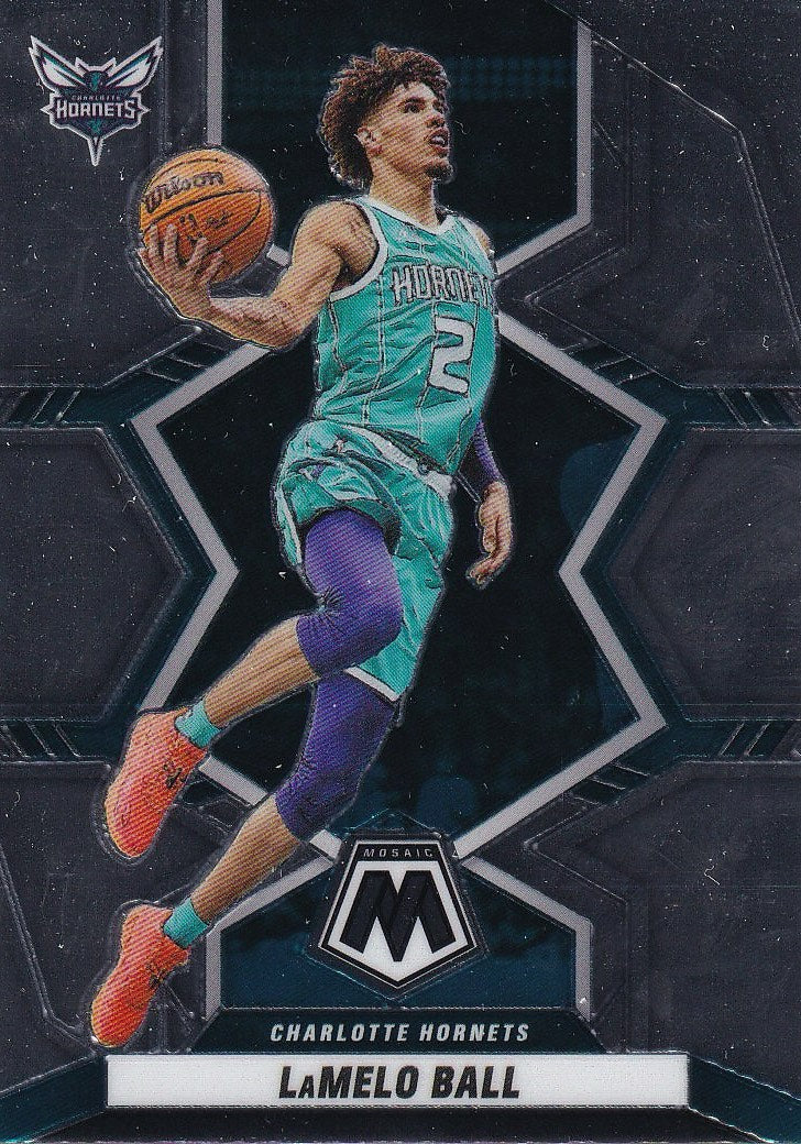 2021-22 Panini Mosaic Basketball - Base #25 Charlotte Hornets (LaMelo Ball)