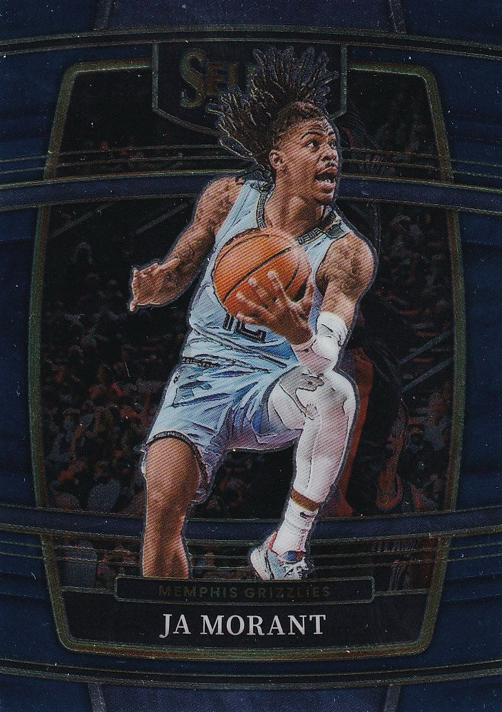 2021-22 Panini Select Basketball - Base #75 Memphis Grizzlies (Ja Morant)