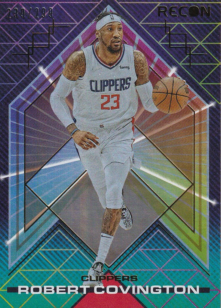 2021-22 Panini Recon Basketball - Base Holo Bronze #/299 #125 Los Angeles Clippers (Robert Covington)