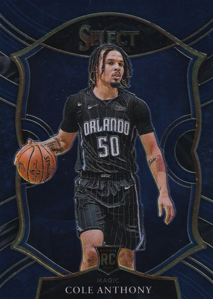2020-21 Panini Select Basketball #75 Orlando Magic, Cole Anthony