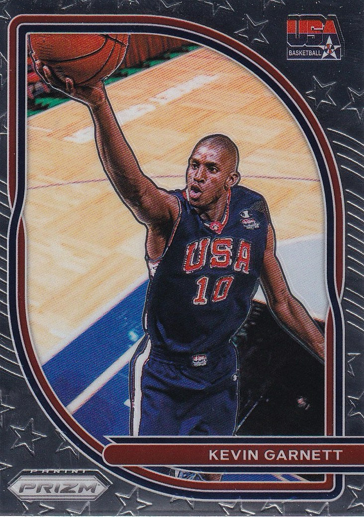 2020-21 Panini Prizm Basketball USA Basketball #4 USA, Kevin Garnett