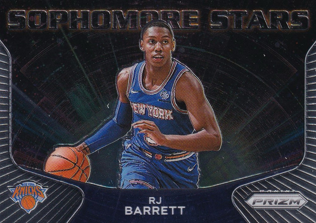2020-21 Panini Prizm Basketball Sophomore Stars #7 New York Knicks, RJ Barrett