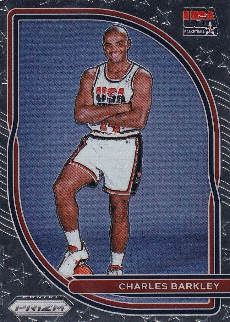 2020-21 Panini Prizm Basketball USA Basketball #2 USA, Charles Barkley