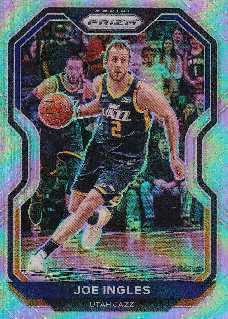 2020-21 Panini Prizm Basketball Silver Prizms #243 Utah Jazz, Joe Ingles