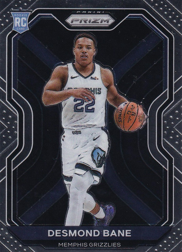 2020-21 Panini Prizm Basketball #297 Memphis Grizzlies, Desmond Bane