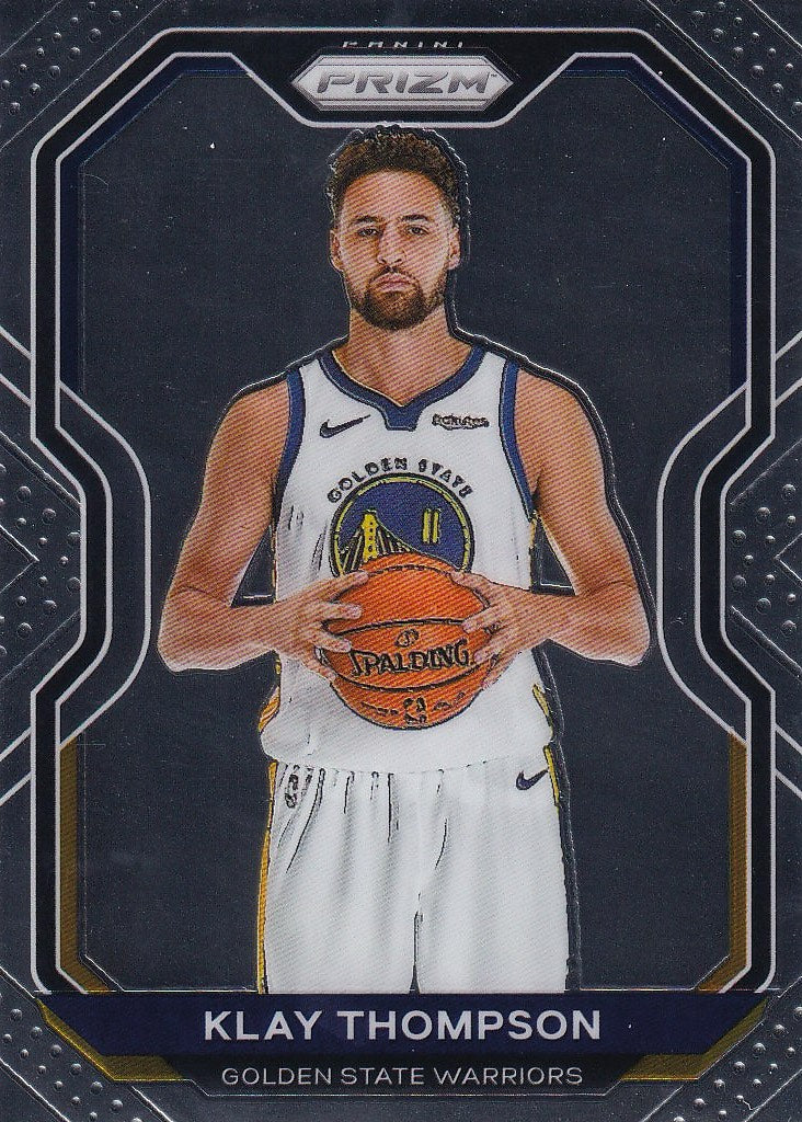 2020-21 Panini Prizm Basketball #87 Golden State Warriors, Klay Thompson