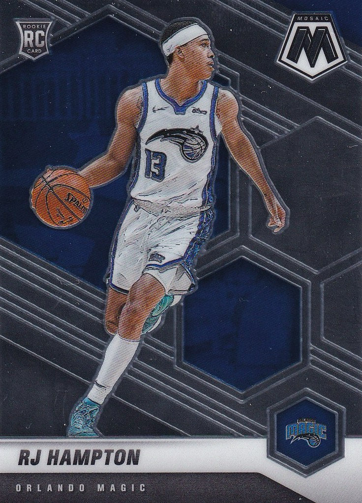 2020-21 Panini Mosaic Basketball #233 Orlando Magic, RJ Hampton