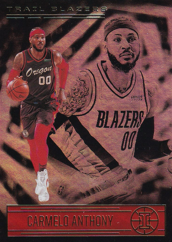 2020-21 Panini Illusions Basketball #55 Portland Trail Blazers (Carmelo Anthony)