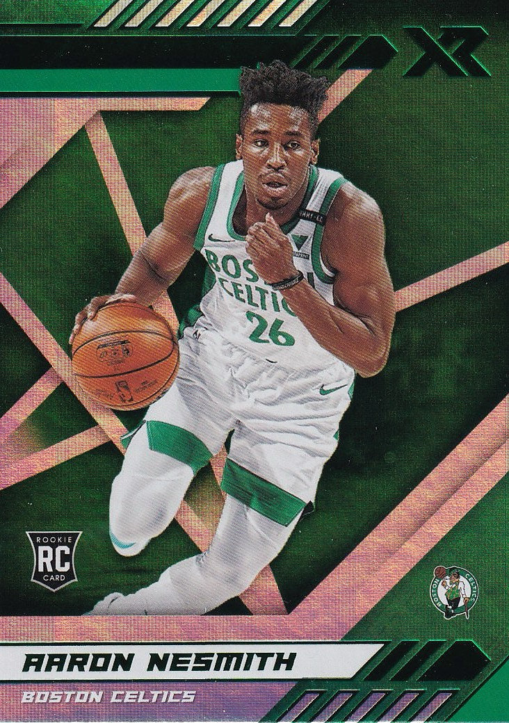 2020-21 Panini Chronicles Basketball Green #296 Boston Celtics (Aaron Nesmith)