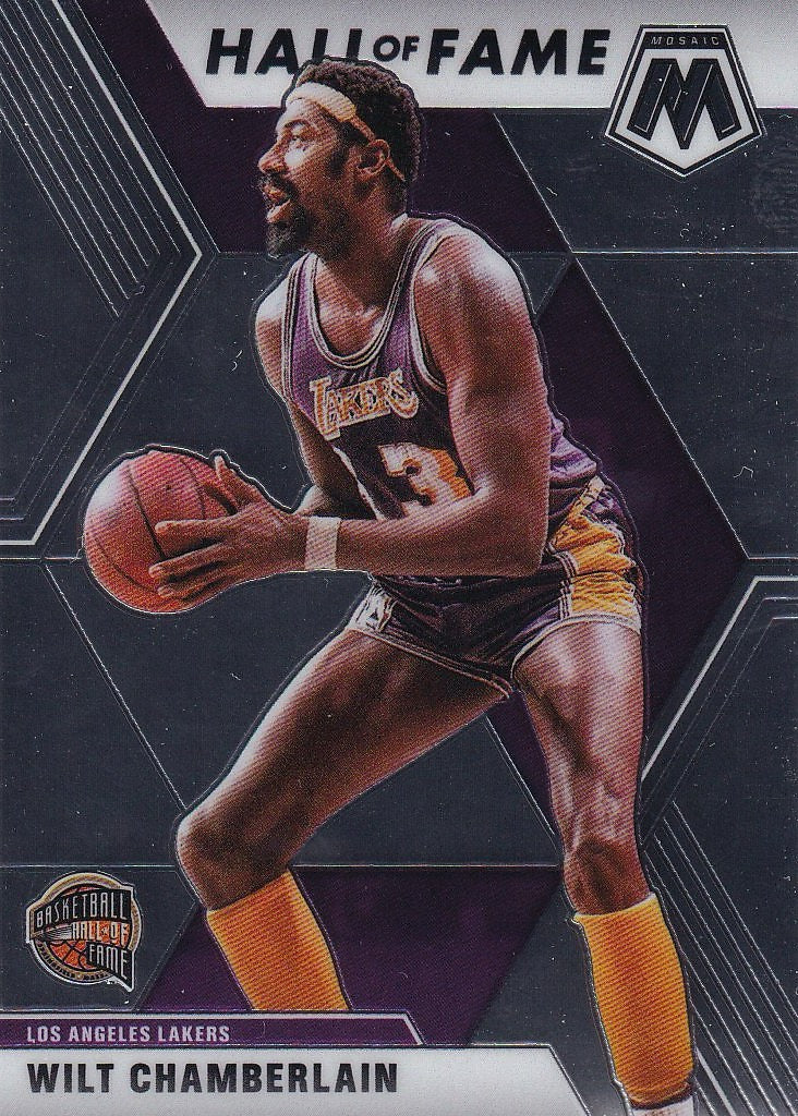 2019-20 Panini Mosaic Basketball - Base #285 Wilt Chamberlain Los Angeles Lakers,