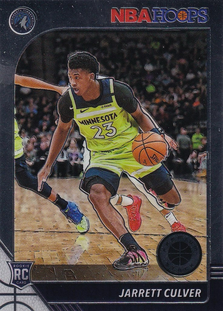 2019-20 Hoops Premium Stock Basketball - Base #203 Jarrett Culver Minnesota Timberwolves,