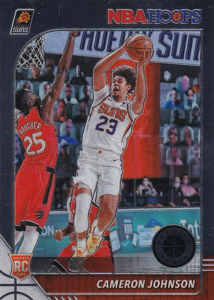 2019-20 Hoops Premium Stock Basketball - Base #208 Cameron Johnson Phoenix Suns,