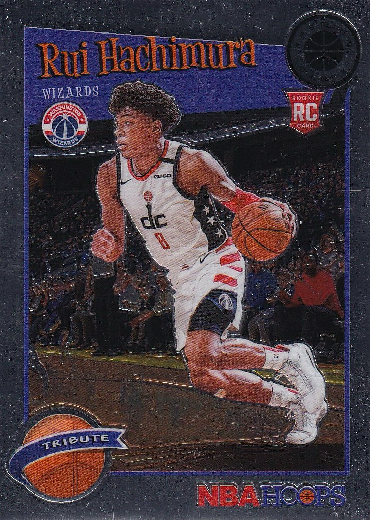 2019-20 Hoops Premium Stock Basketball - Base #300 Rui Hachimura Washington Wizards,